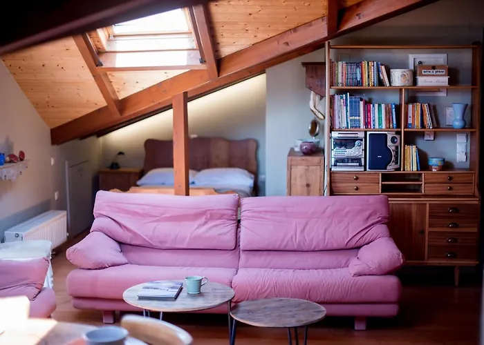 Country Style Attic In The Heart Of Preveza