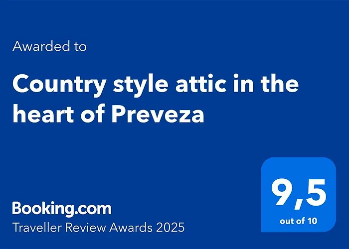 Country Style Attic In The Heart Of Preveza